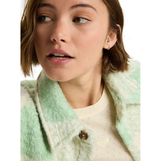 Roxy Γυναικείο πουκάμισο Over And Above - Check Plaid Polar Fleece Shirt Jacket